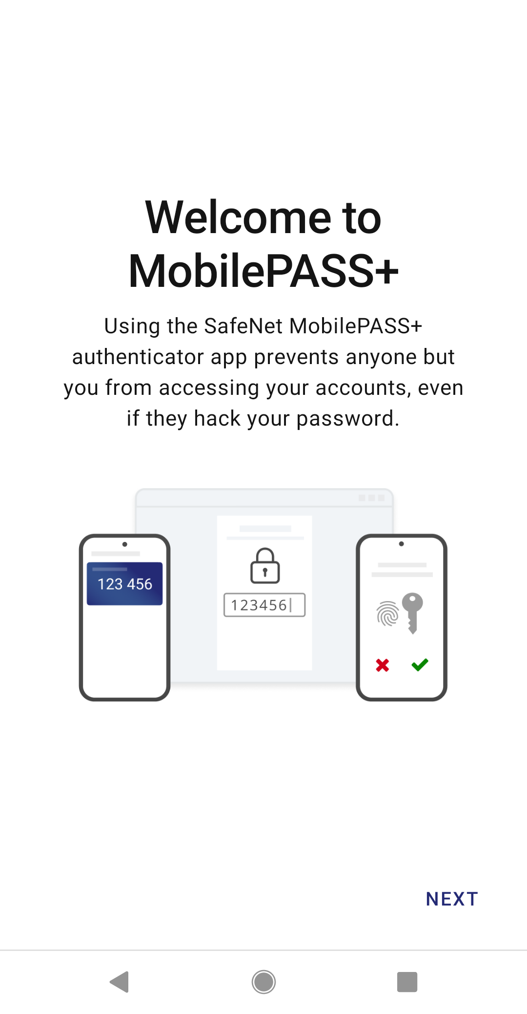 Activate SafeNet MobilePASS+