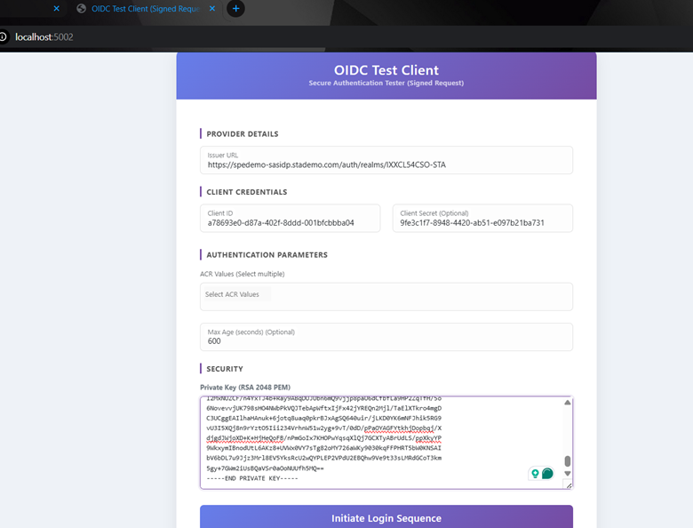 Application B details
