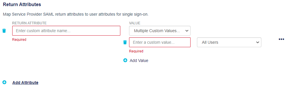 Return attribute with multiple values