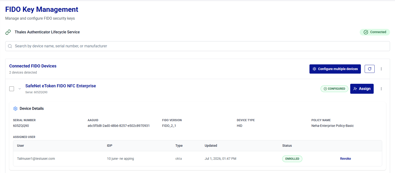 click to zoom ThalesAuthenticatorLifecycleManager