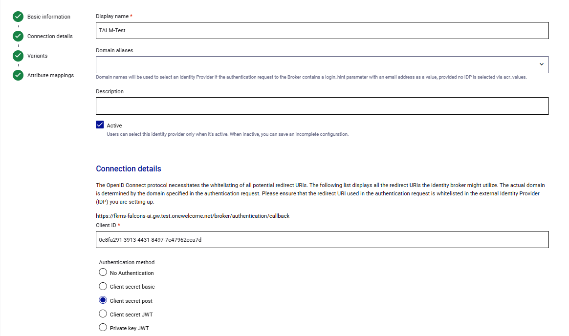 click to zoom External IDP and Identity Broker setup