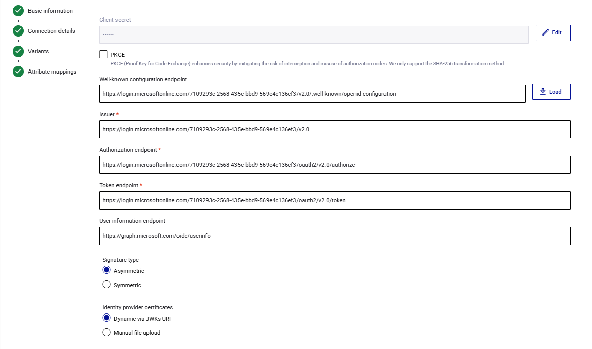 click to zoom External IDP and Identity Broker setup